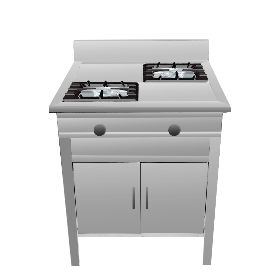 COCINA SEMI INDUSTRIAL 02 HORNILLAS TIPO MUEBLE
