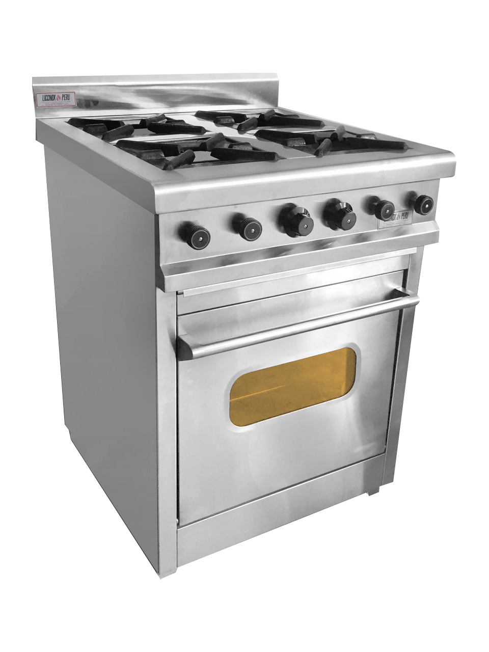 COCINA SEMI INDUSTRIAL 04 HORNILLAS CON HORNO